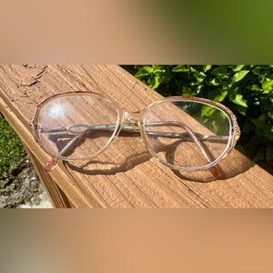 Silver Dollar Suzanna Eyeglass Frames Only Color #2 Pink Tortoise/Gold 51-15-135